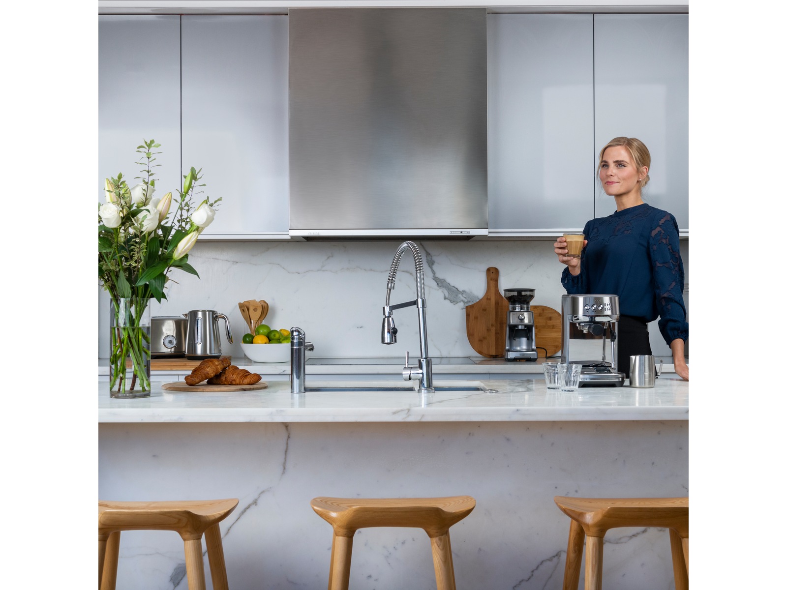 Sage Bambino Plus Espressomaskin (borstat stål) Espressomaskiner