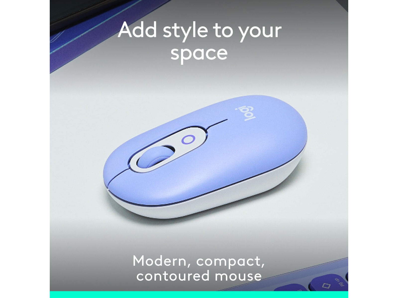Logitech POP Icon trådlös mus (lilac) Mus