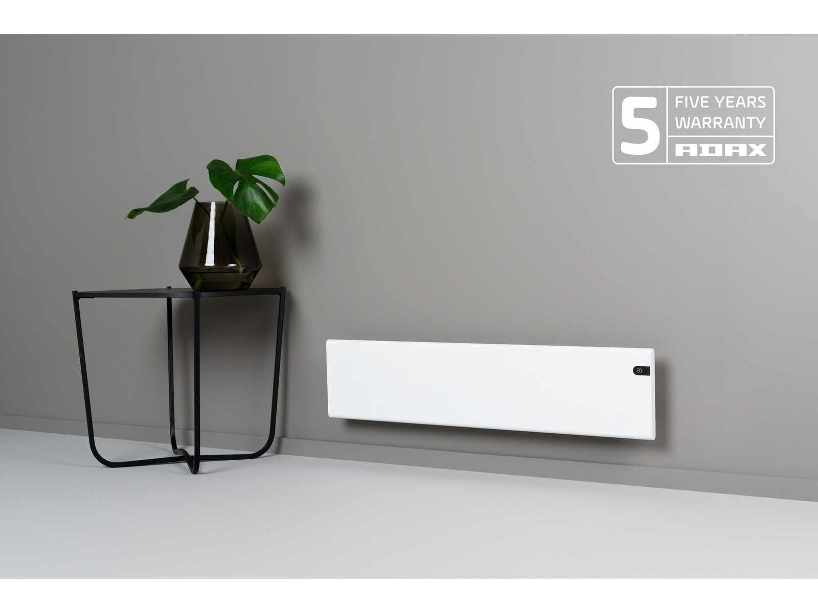 Adax Neo Basic Panelelement Low 1200W (vit) Panelelement