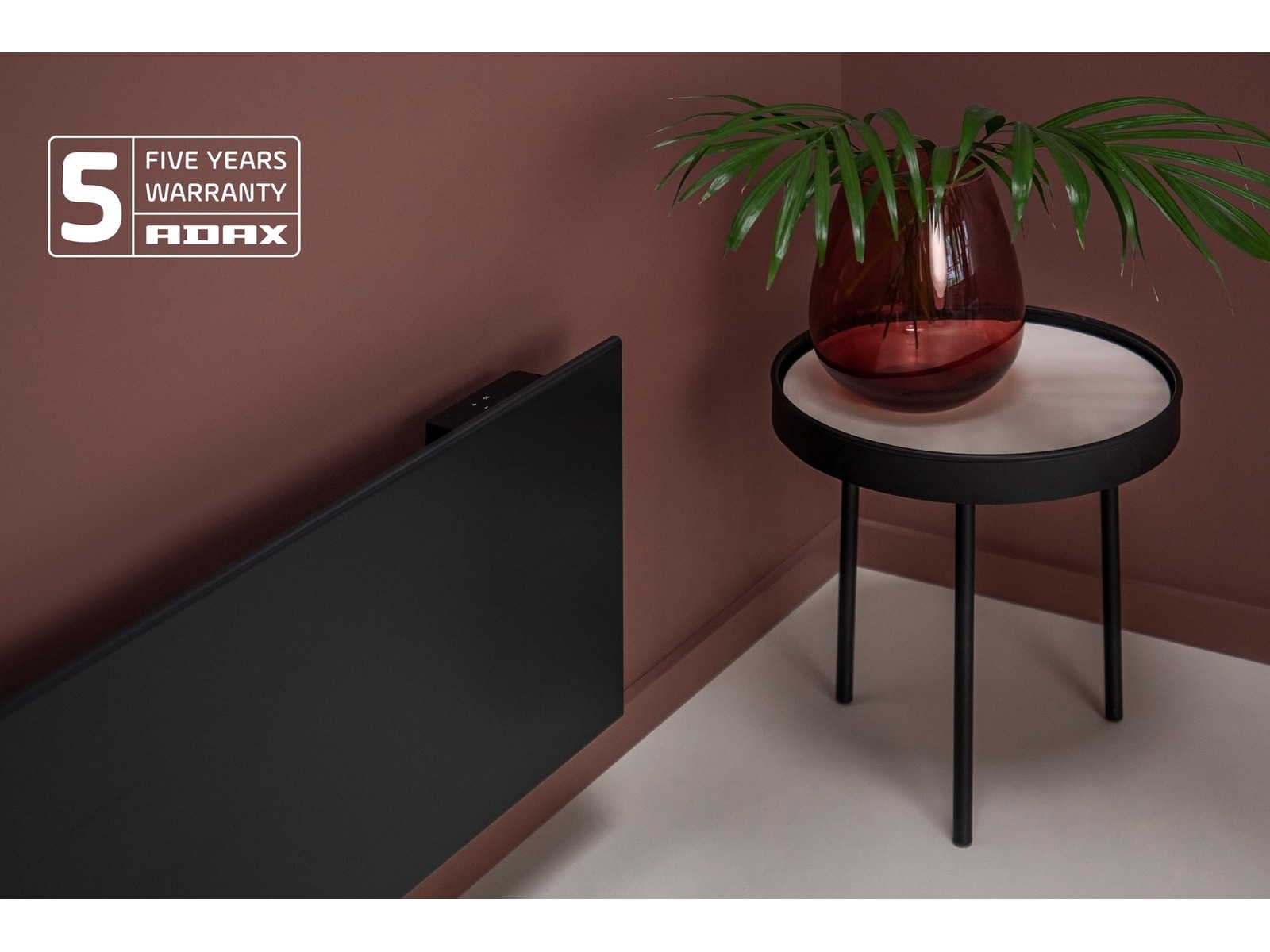 Adax Neo WiFi Panelelement 1200W (svart) Panelelement