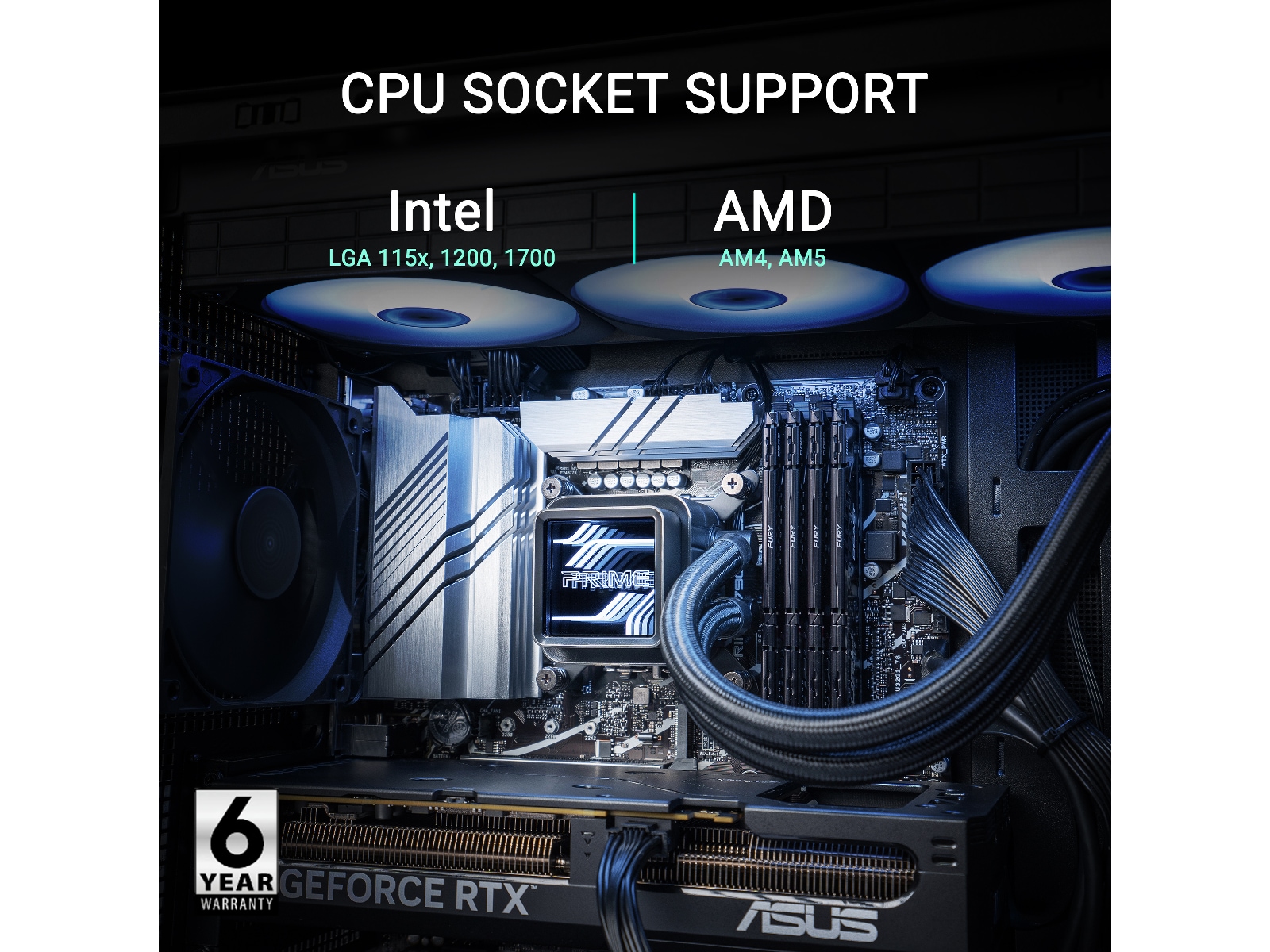 Asus Prime LC 360 ARGB Kylare CPU - Vattenkylning