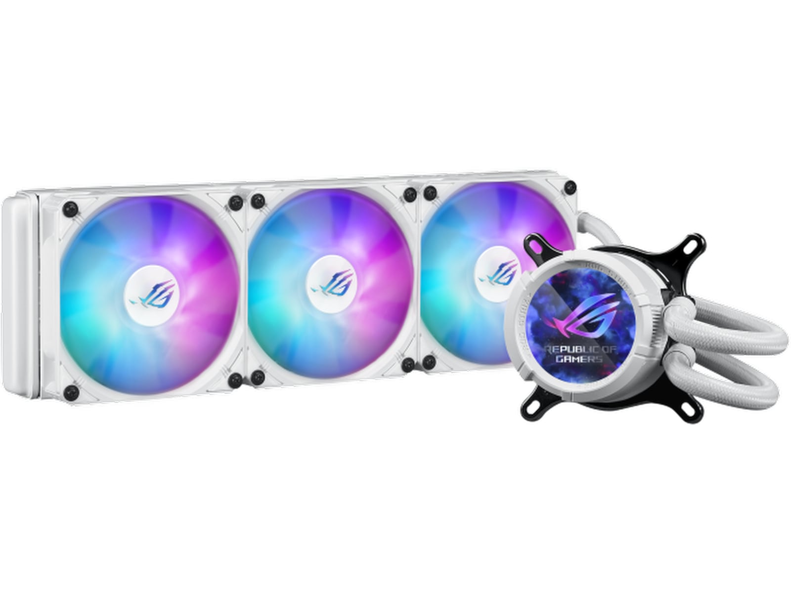 Asus ROG Strix LC III 360 ARGB LCD Kylare (vit) CPU - Vattenkylning