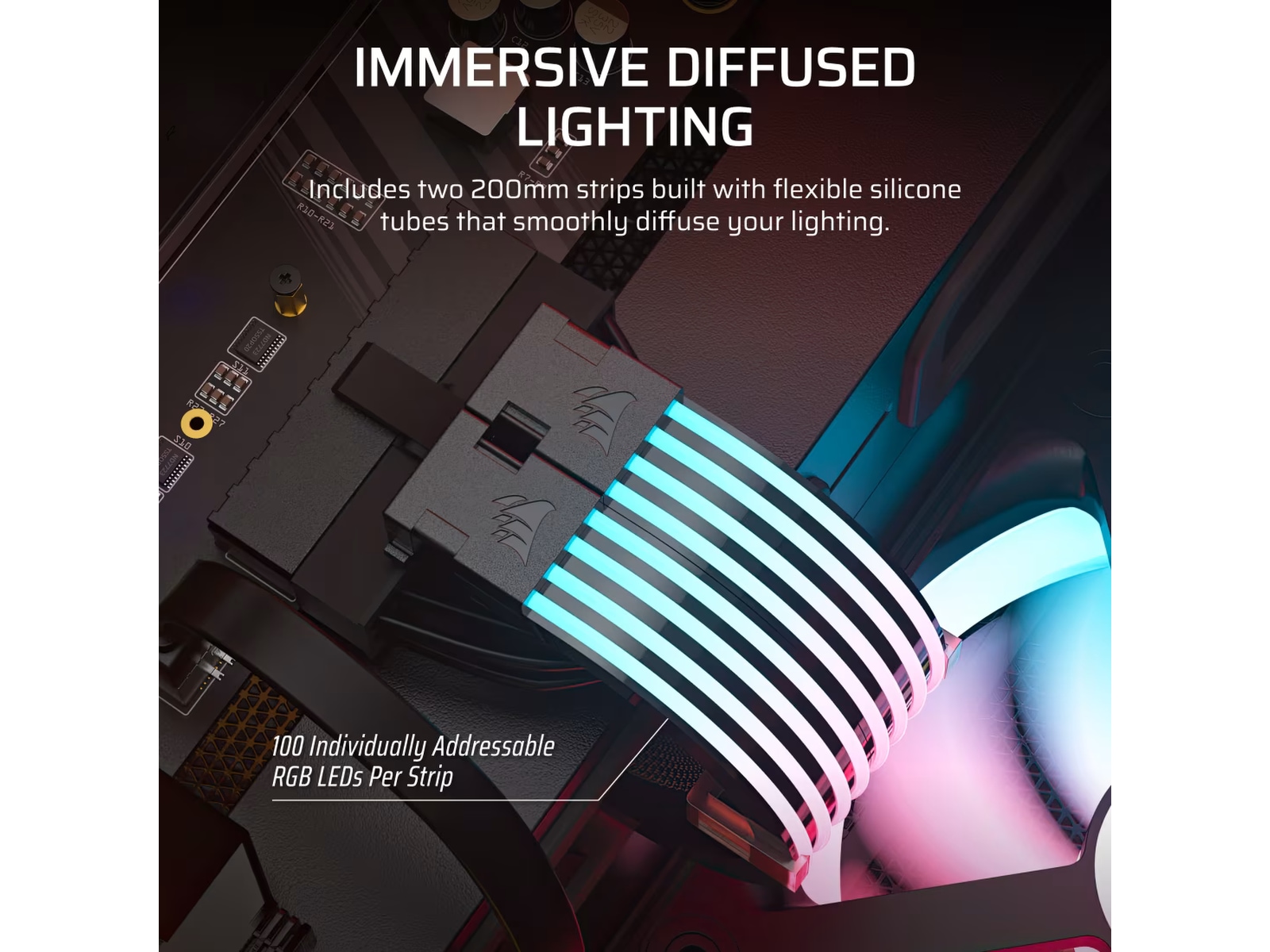 Corsair iCUE ARGB PSU Cable Strips Tillbehör