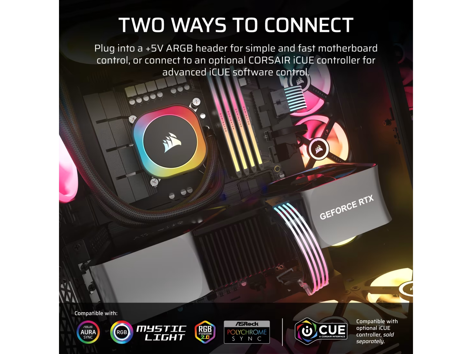 Corsair iCUE ARGB PSU Cable Strips Tillbehör