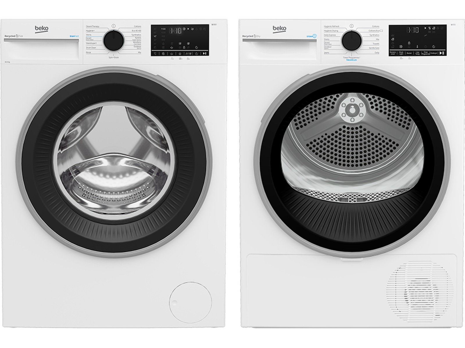 Beko B3WU4105415W 10,5 kg Tvättmaskin + 10 kg torktumlare Tvättmaskin