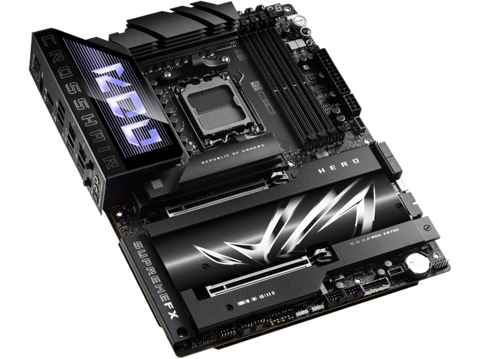 ASUS ROG Crosshair X870E Hero Moderkort AMD Socket
