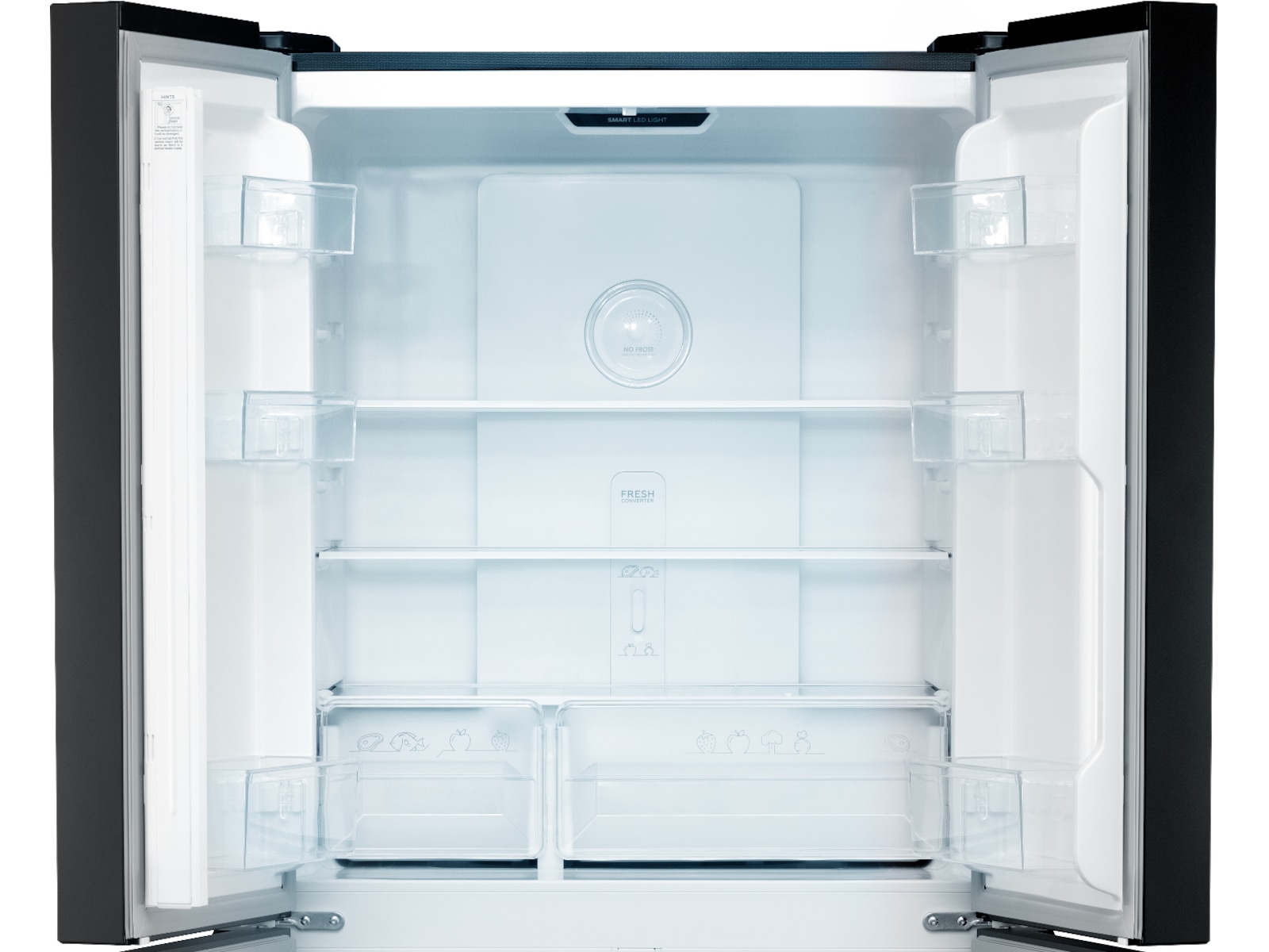 Avant MDR79DI1 Side-by-Side kyl- och frysskåp (svart) Side-by-side kylskåp