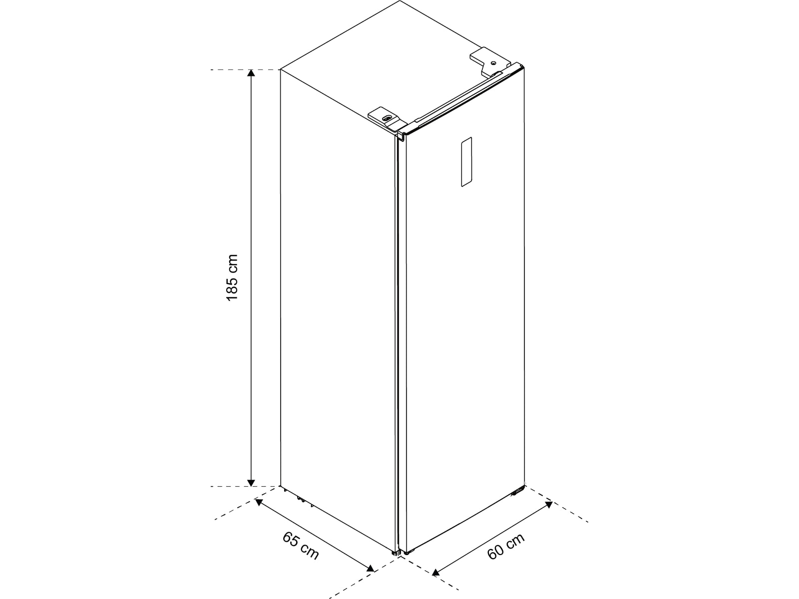 Avant FZR185DI1 Frysskåp (svart) Frysskåp