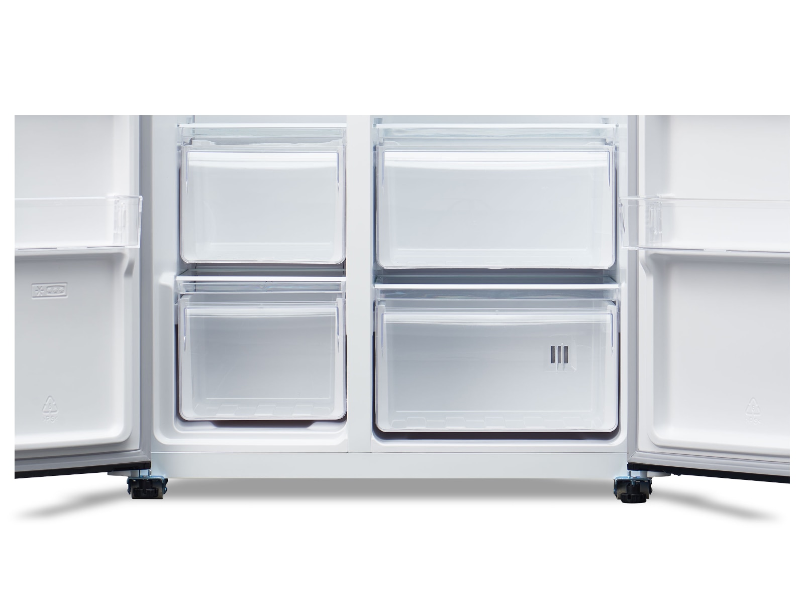 Avant SBS91DI1 Side-by-Side kyl- och frysskåp (svart) Side-by-side kylskåp