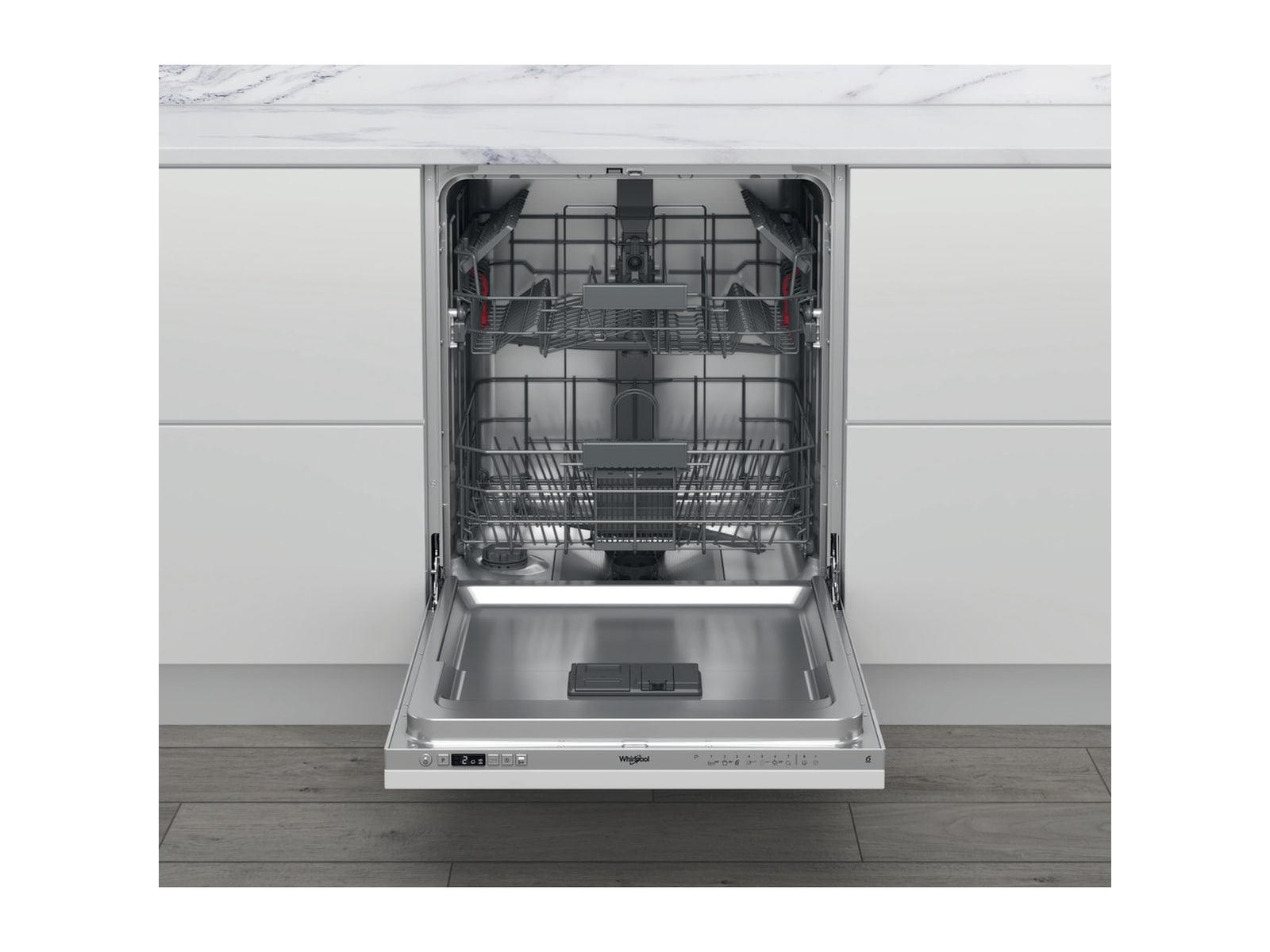 Whirlpool W2I HD524 AS integrerad diskmaskin Integrerad diskmaskin