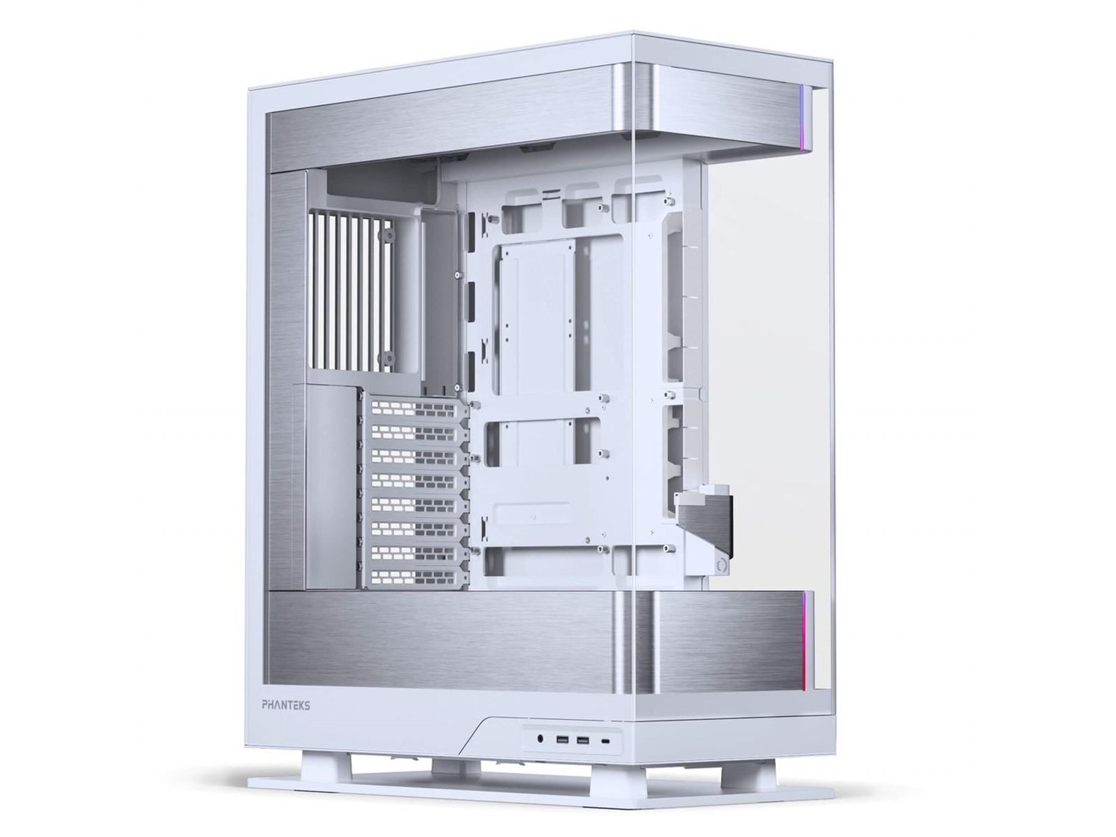 Phanteks Evolv X2 Case Silver White Mid Tower (vit) Midi tower
