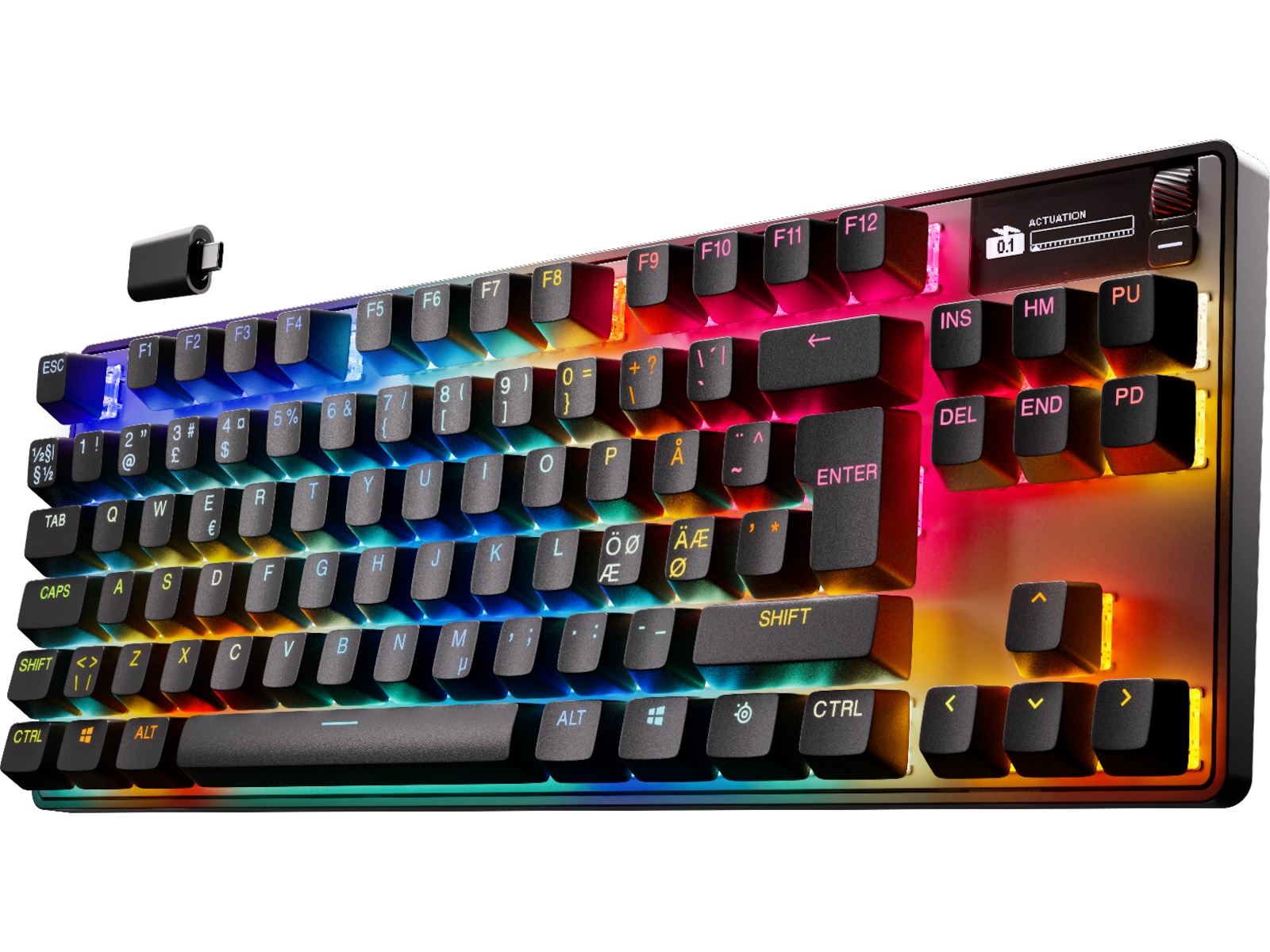 SteelSeries Apex Pro TKL Gen 3 Trådlöst gamingtangentbord Gamingtangentbord