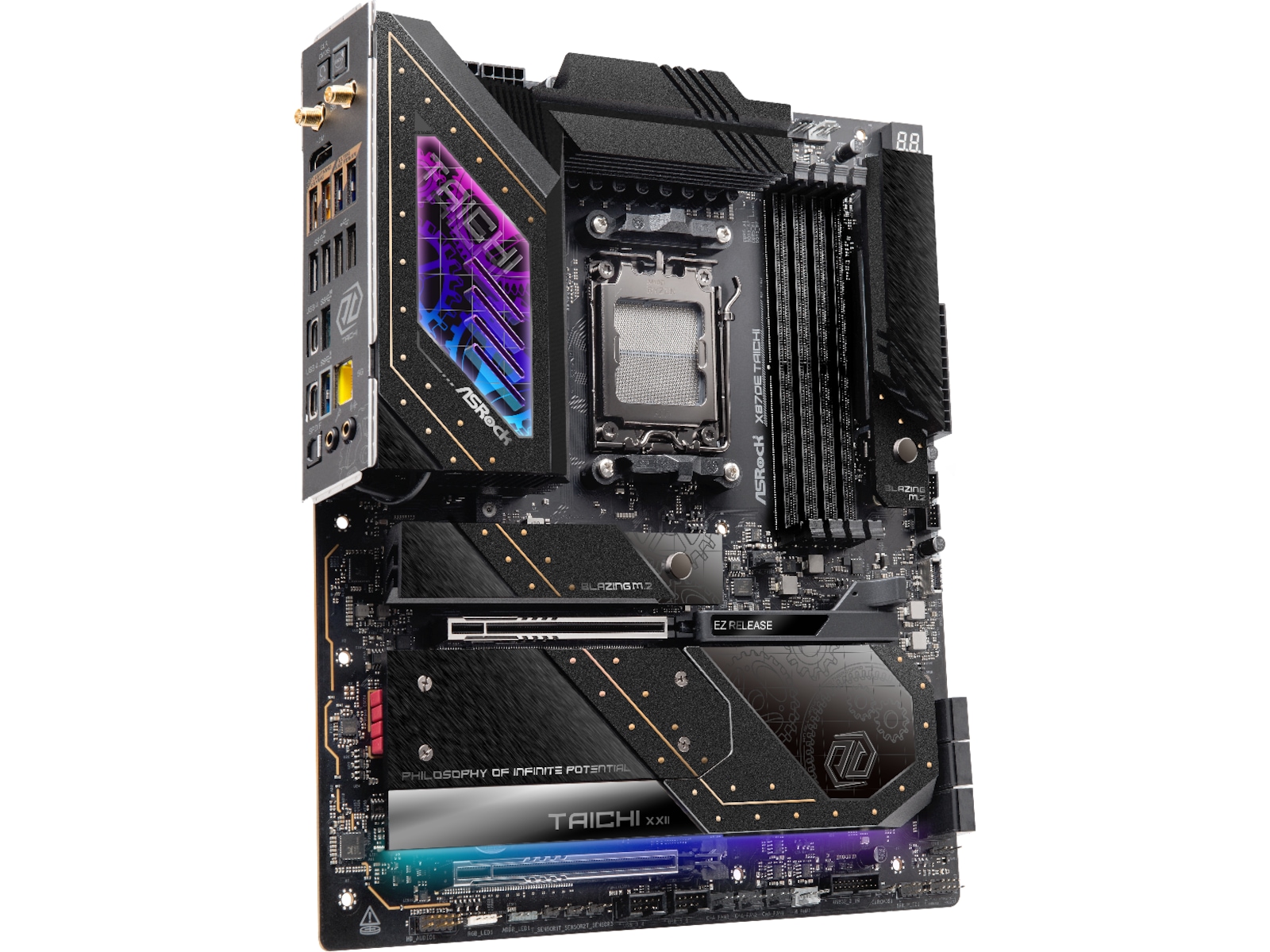 ASRock X870E Taichi Moderkort AMD Socket