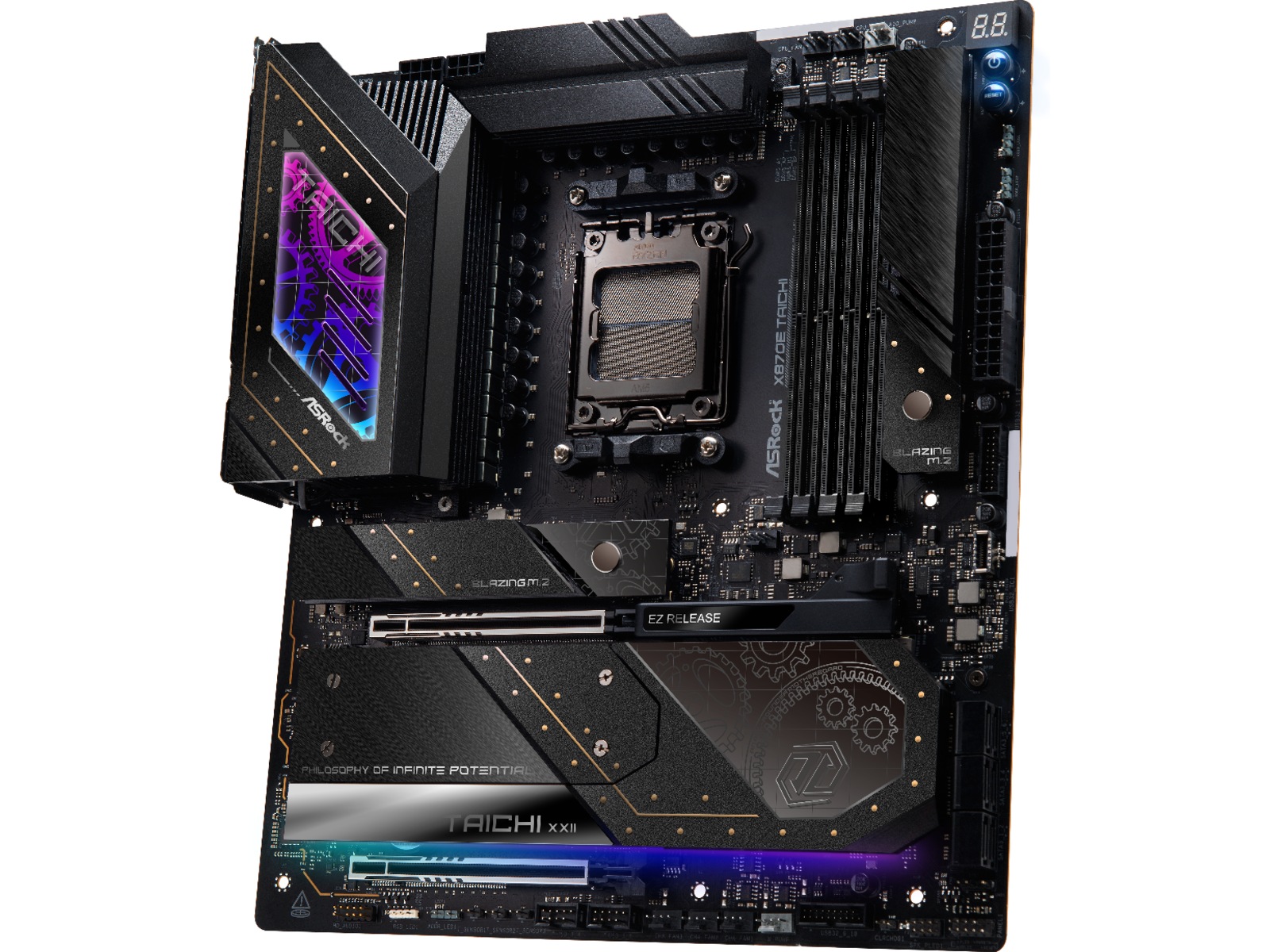 ASRock X870E Taichi Moderkort AMD Socket