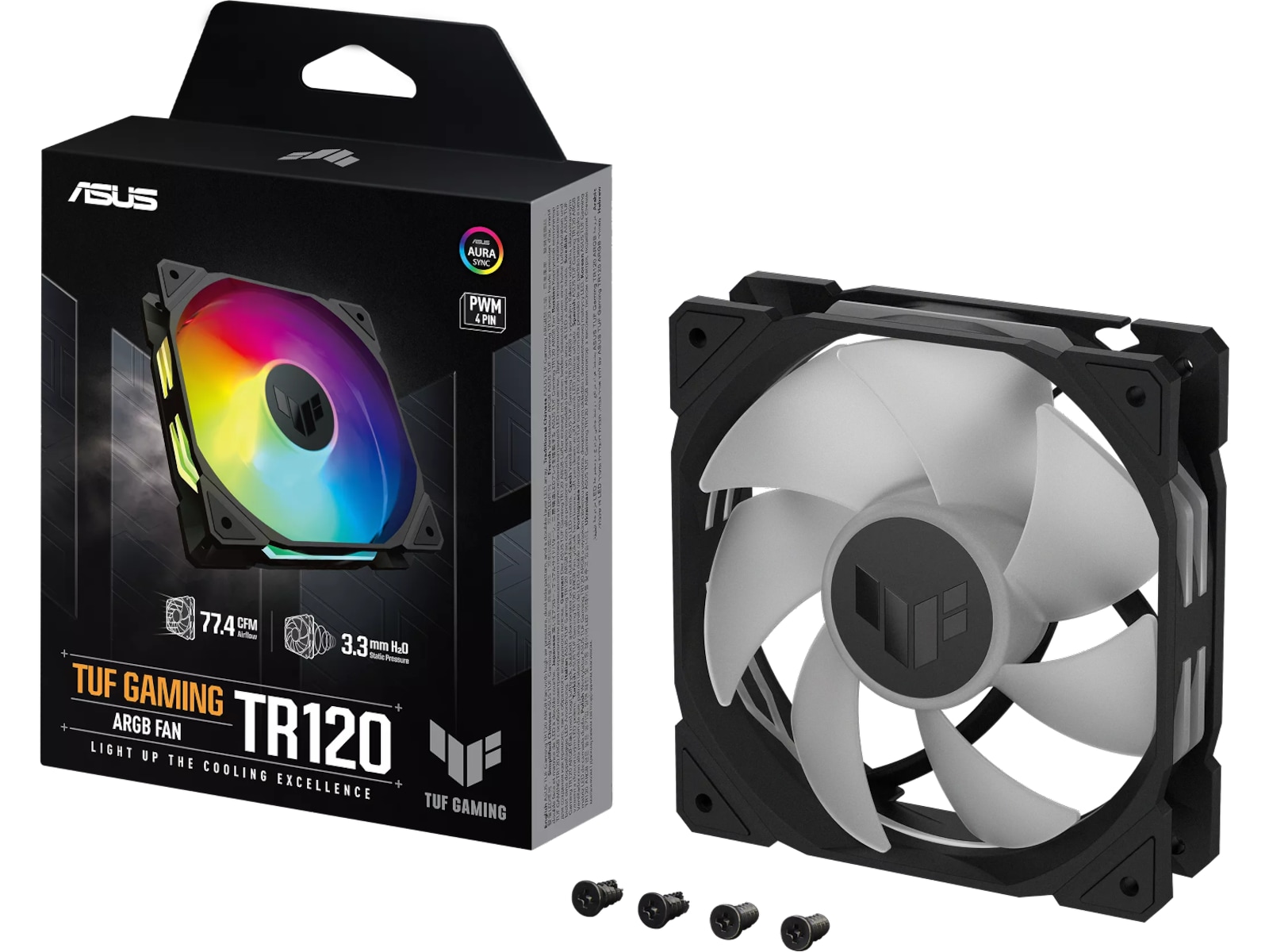Asus TUF Gaming TR120 ARGB Fläkt (svart) Fläkt