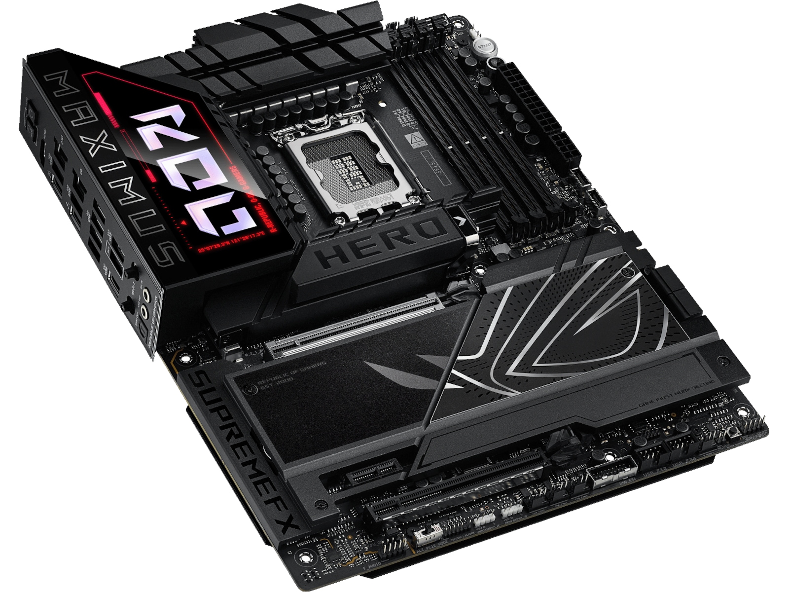 Asus ROG Maximus Z890 HERO Moderkort Intel Socket