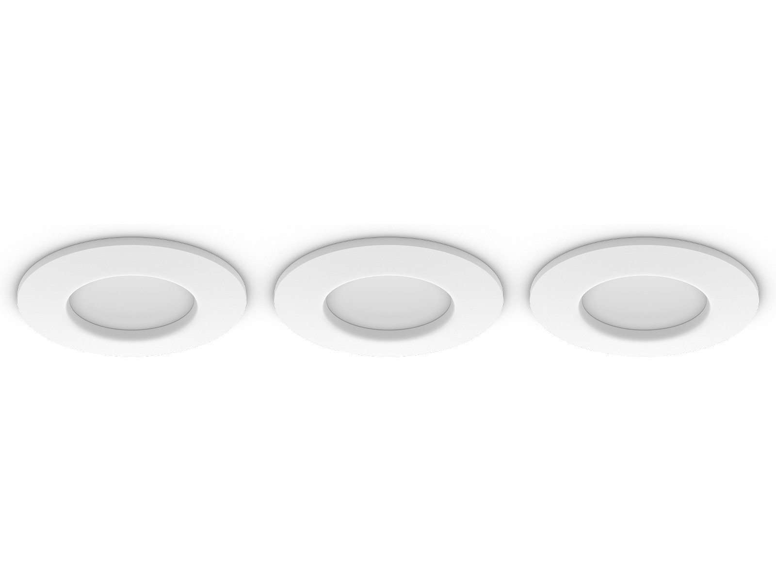 Philips Hue Slim infälld belysning 90 mm (vit) 3pk Taklampa