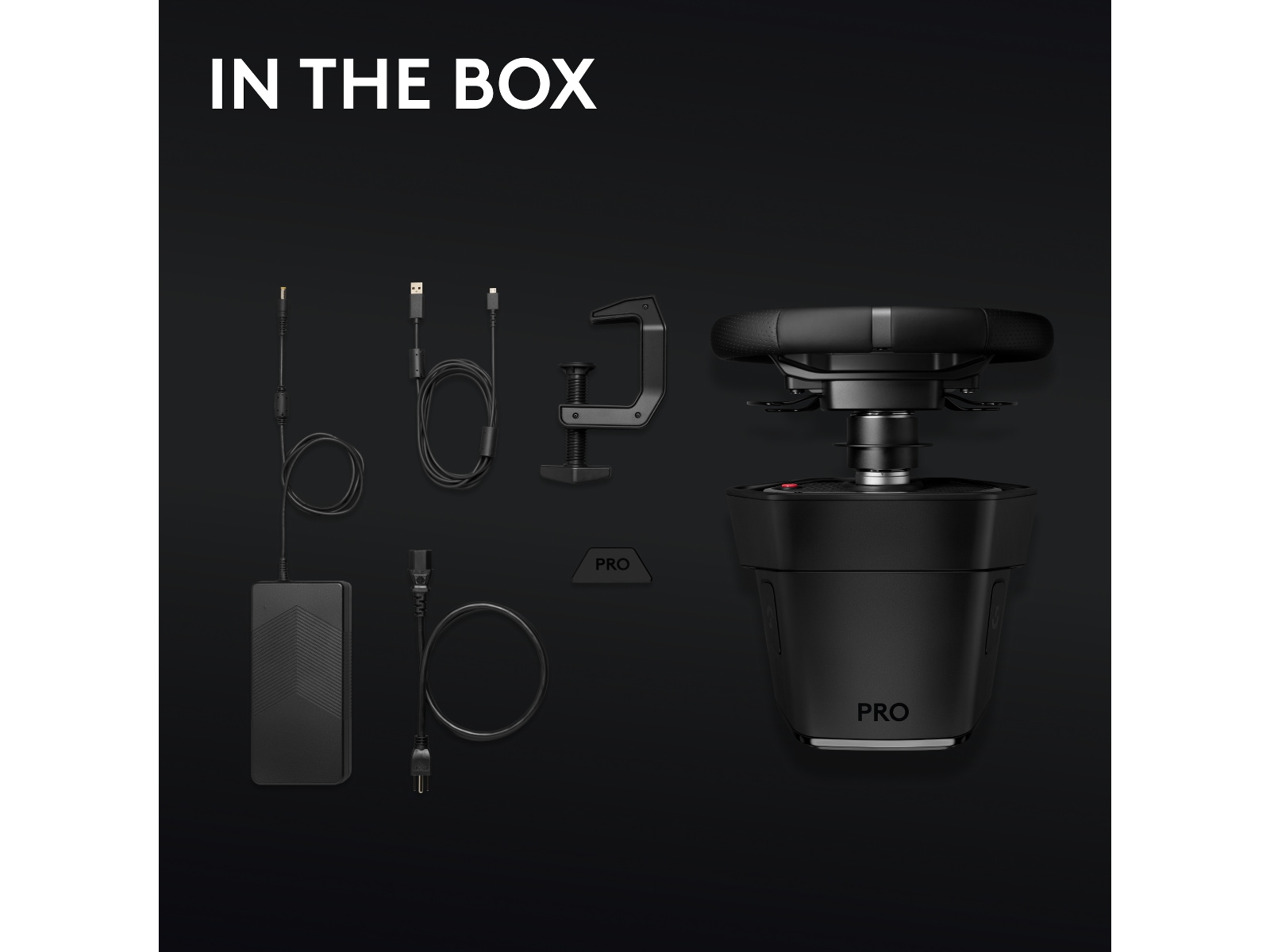 Logitech G PRO Racing Wheel PS/PC Ratt & pedaler