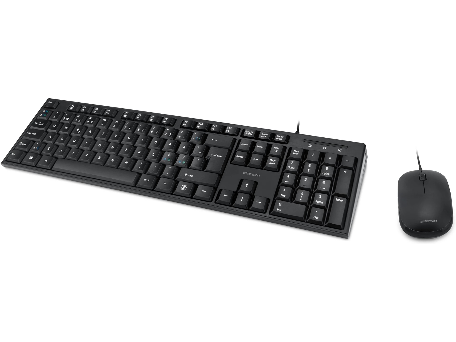 Andersson tangentbord och mus Mus & tangentbord -combo-paket