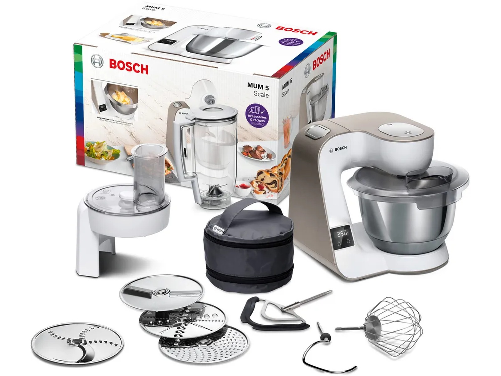 Bosch MUM5XW20 Food processor (vit) Köksmaskiner