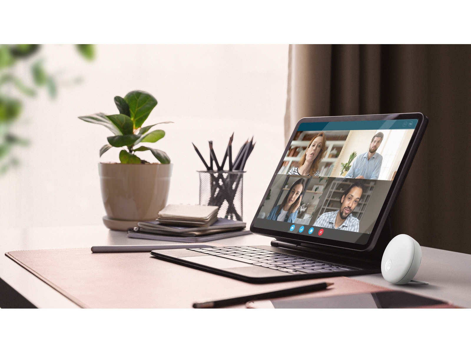 Airthings Wave Enhance luftkvalitetsmätare Luftkvalitetsmätare