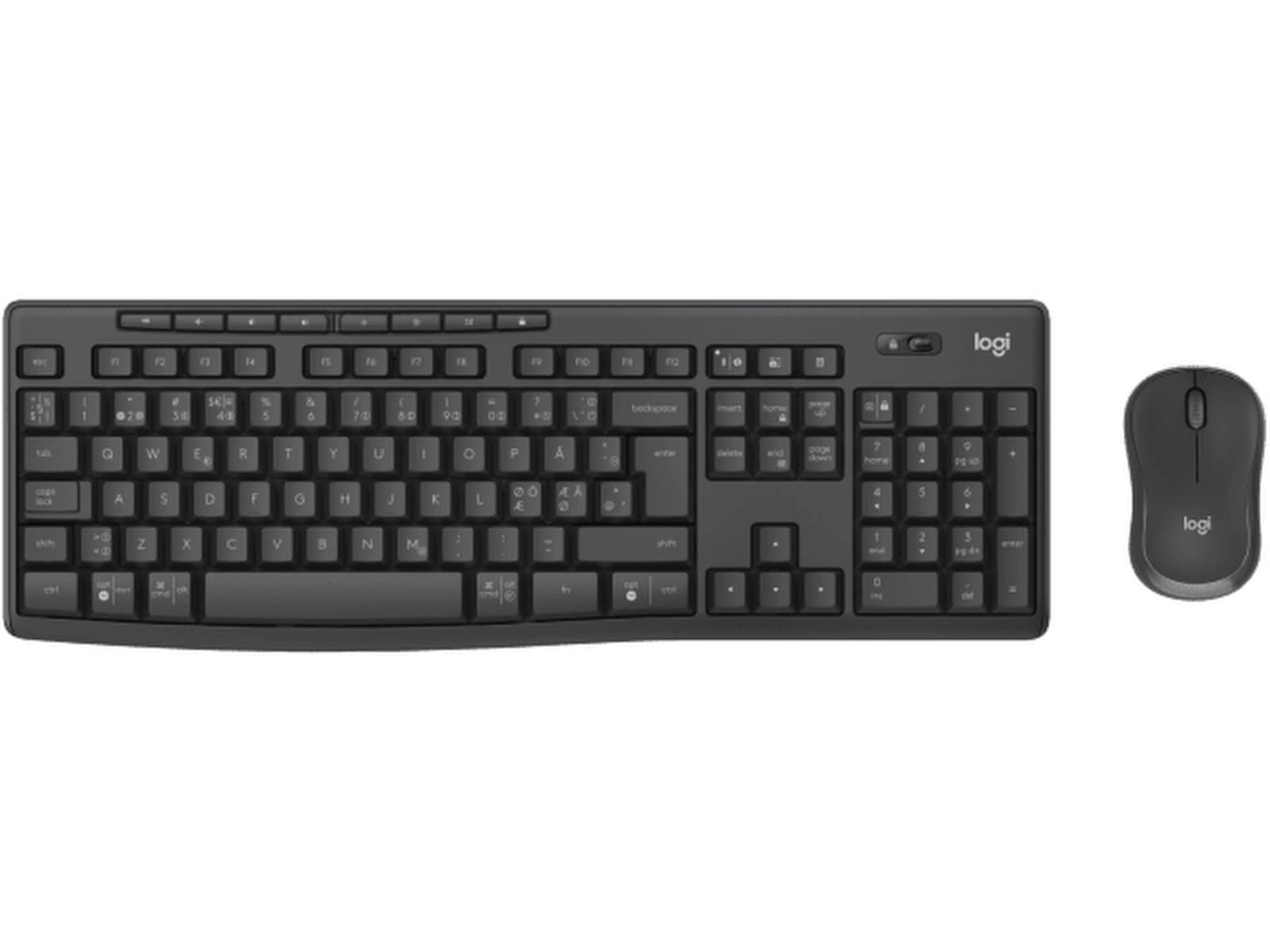 Logitech MK370 Combo Trådlös (graphite) Mus & tangentbord -combo-paket
