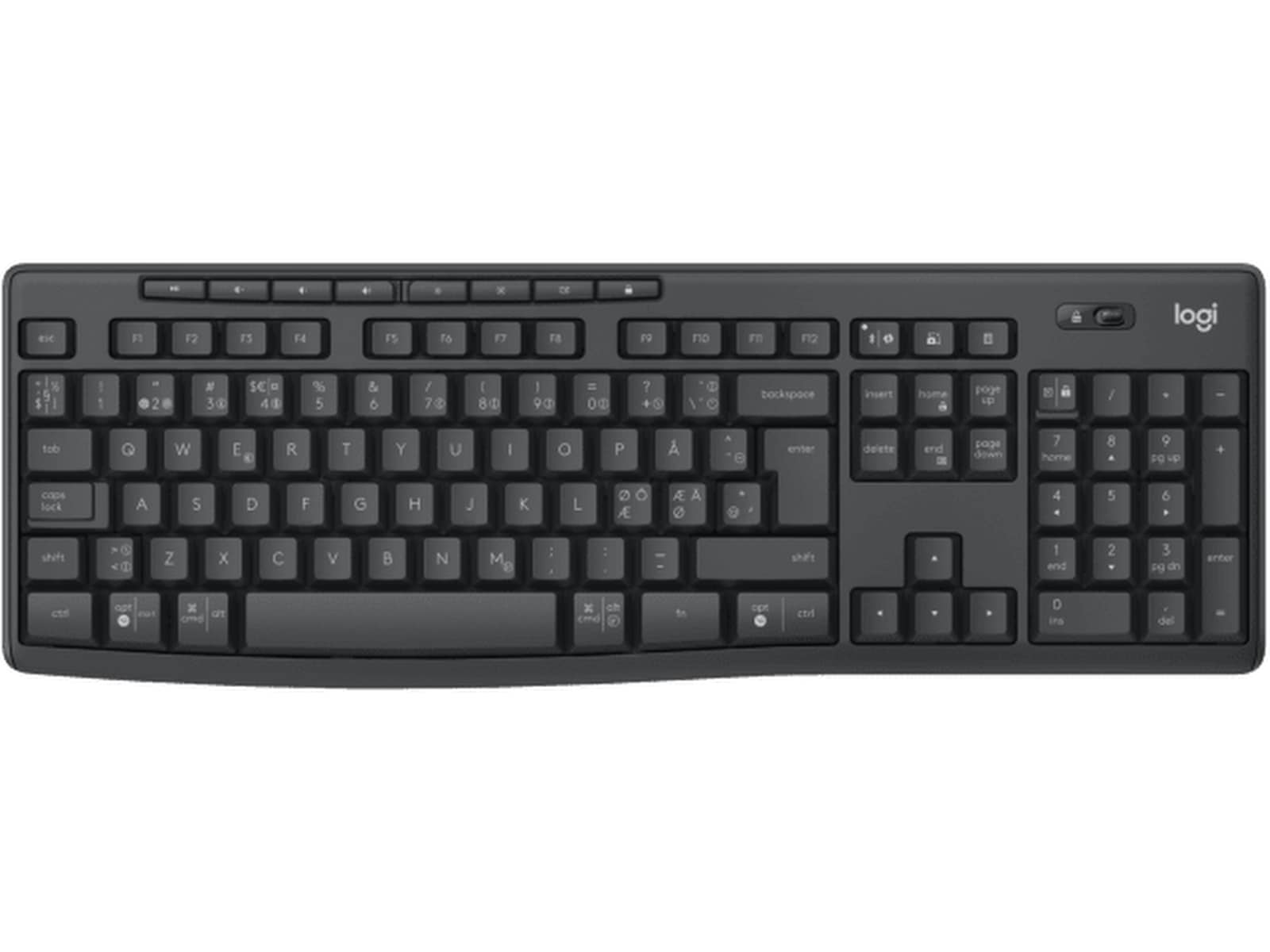 Logitech MK370 Combo Trådlös (graphite) Mus & tangentbord -combo-paket