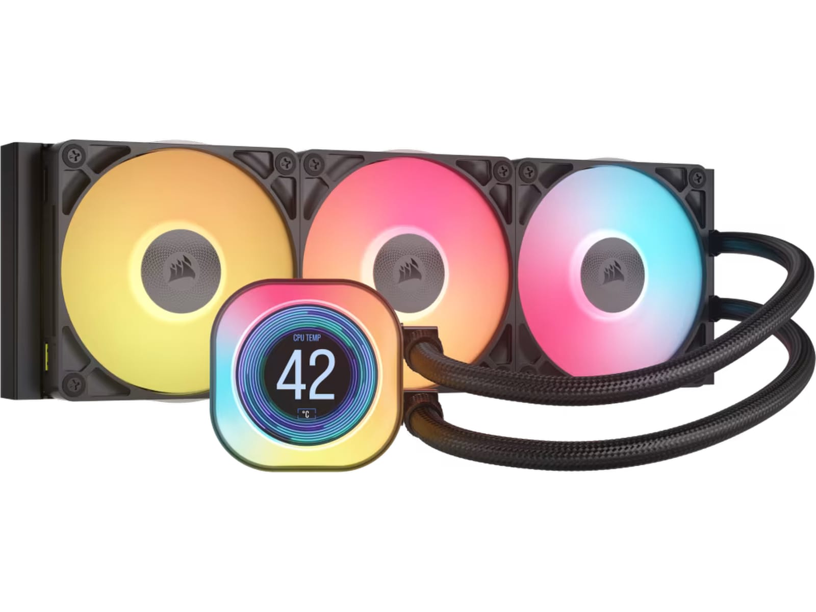 Corsair iCUE LINK TITAN 360 RX LCD AIO Kylare (svart) CPU - Vattenkylning