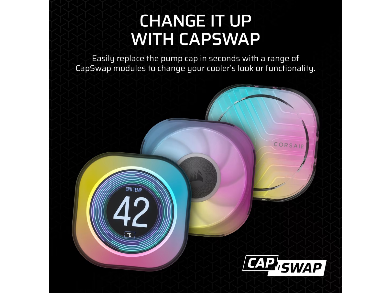 Corsair iCUE LINK TITAN 360 RX LCD AIO Kylare (svart) CPU - Vattenkylning