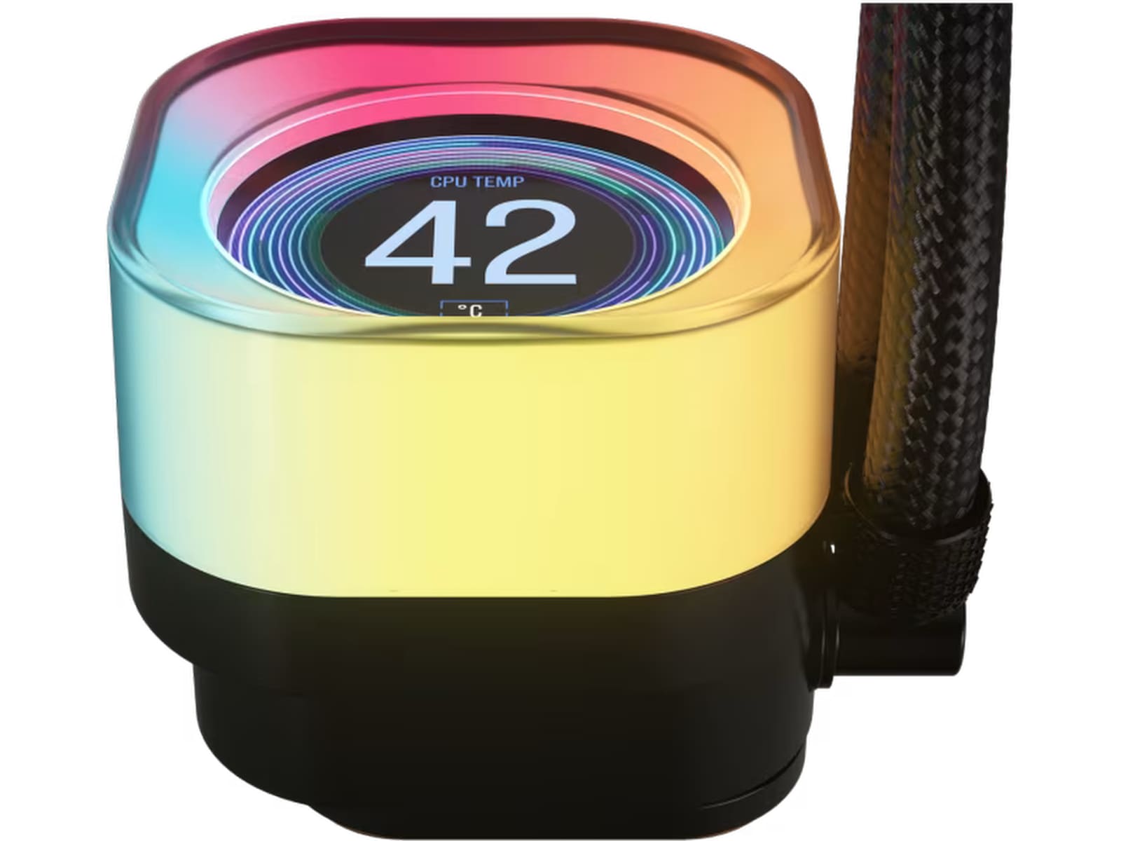 Corsair iCUE LINK TITAN 360 RX LCD AIO Kylare (svart) CPU - Vattenkylning