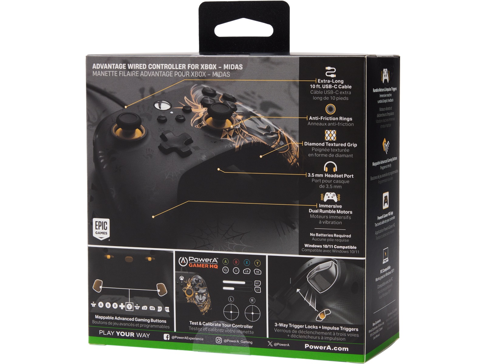 PowerA Xbox Series X/S Controller (Midas) Tillbehör