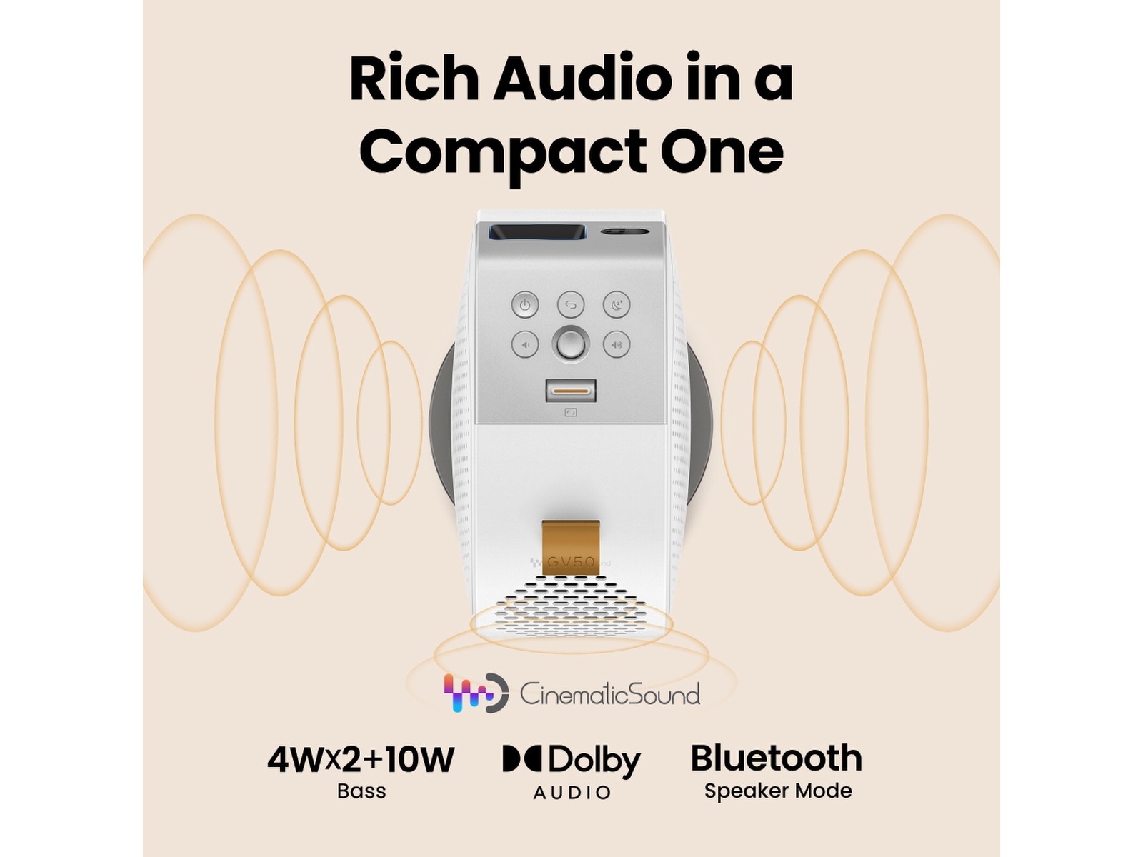 BenQ GV50 bärbar projektor Projektorer