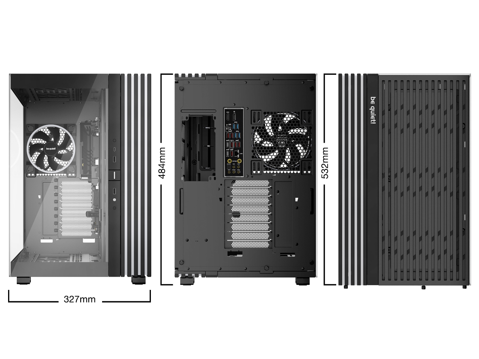 be quiet! Light Base 900 FX Mid Tower (svart) Midi tower