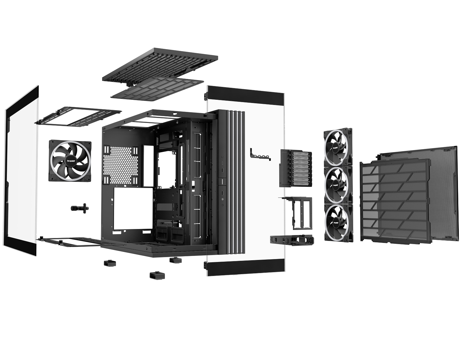 be quiet! Light Base 900 FX Mid Tower (svart) Midi tower