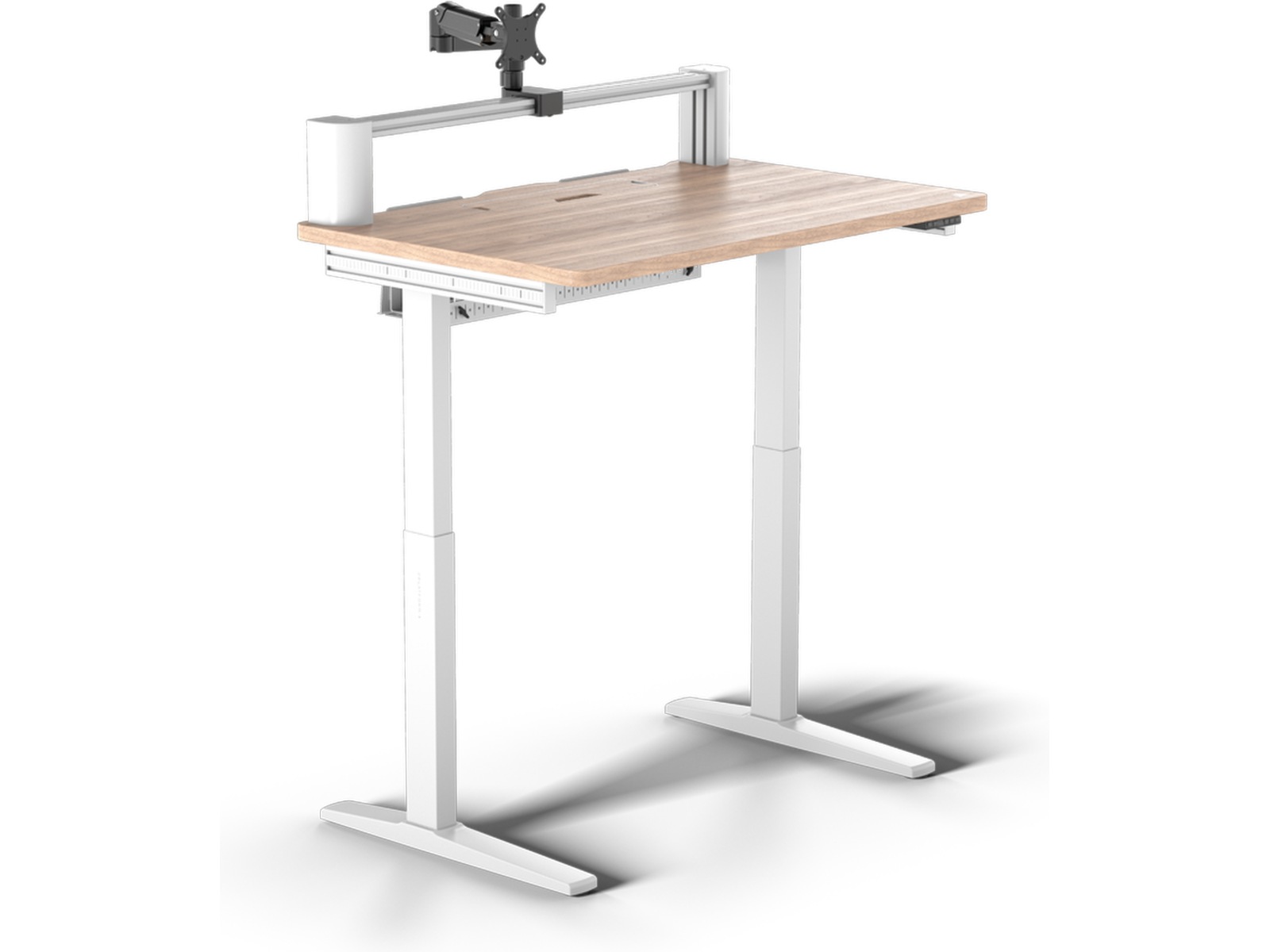 Corsair Platform:4 Elevate skrivbord (vit/ljus trä) Gaming desk