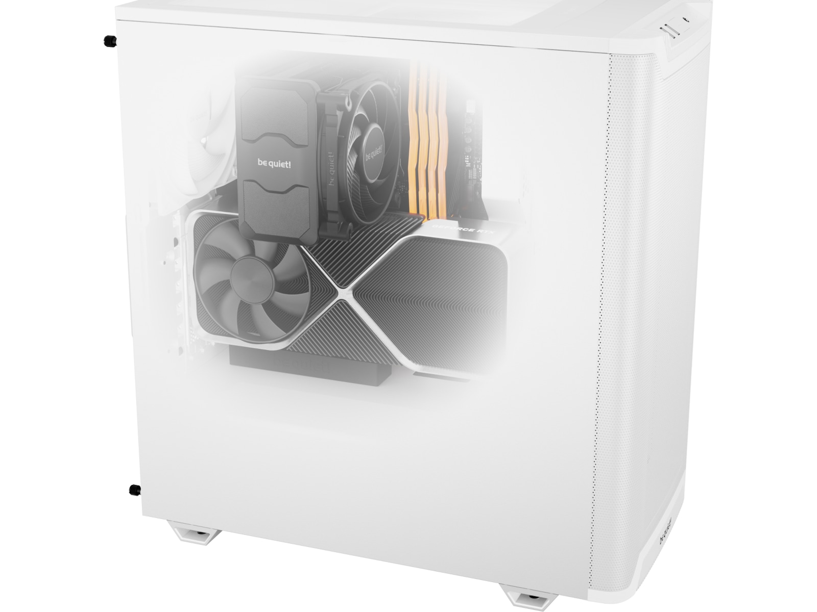 be quiet! PURE BASE 501 Airflow Black Mid Tower (vit) Midi tower