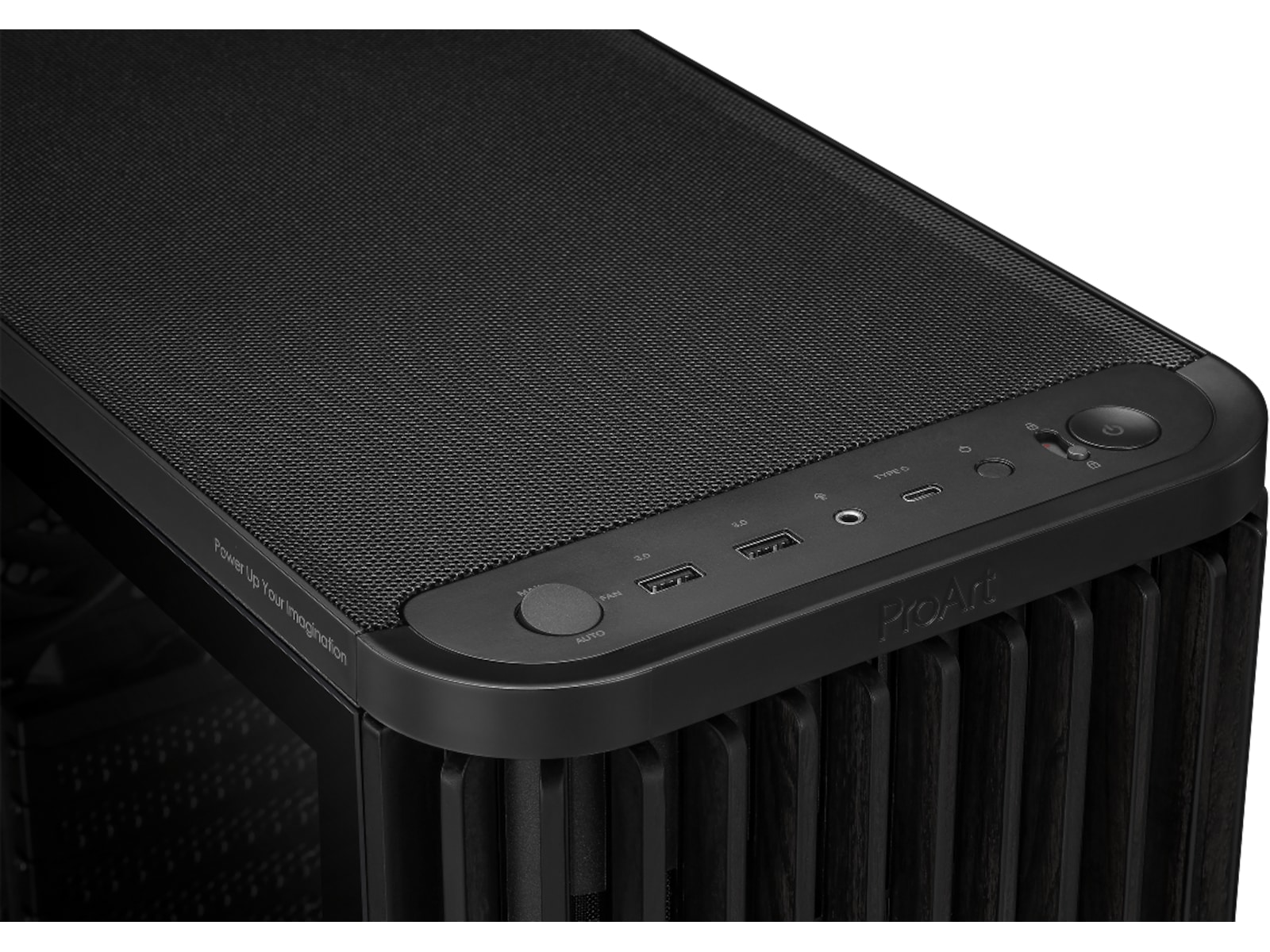 Asus Proart PA401 Wood TG PWM Mid Tower (svart) Midi tower