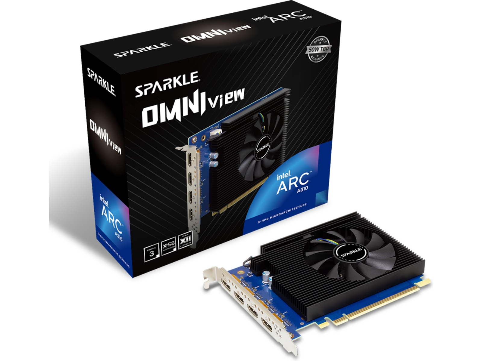 Sparkle Intel Arc A310 Omni View Grafikkort