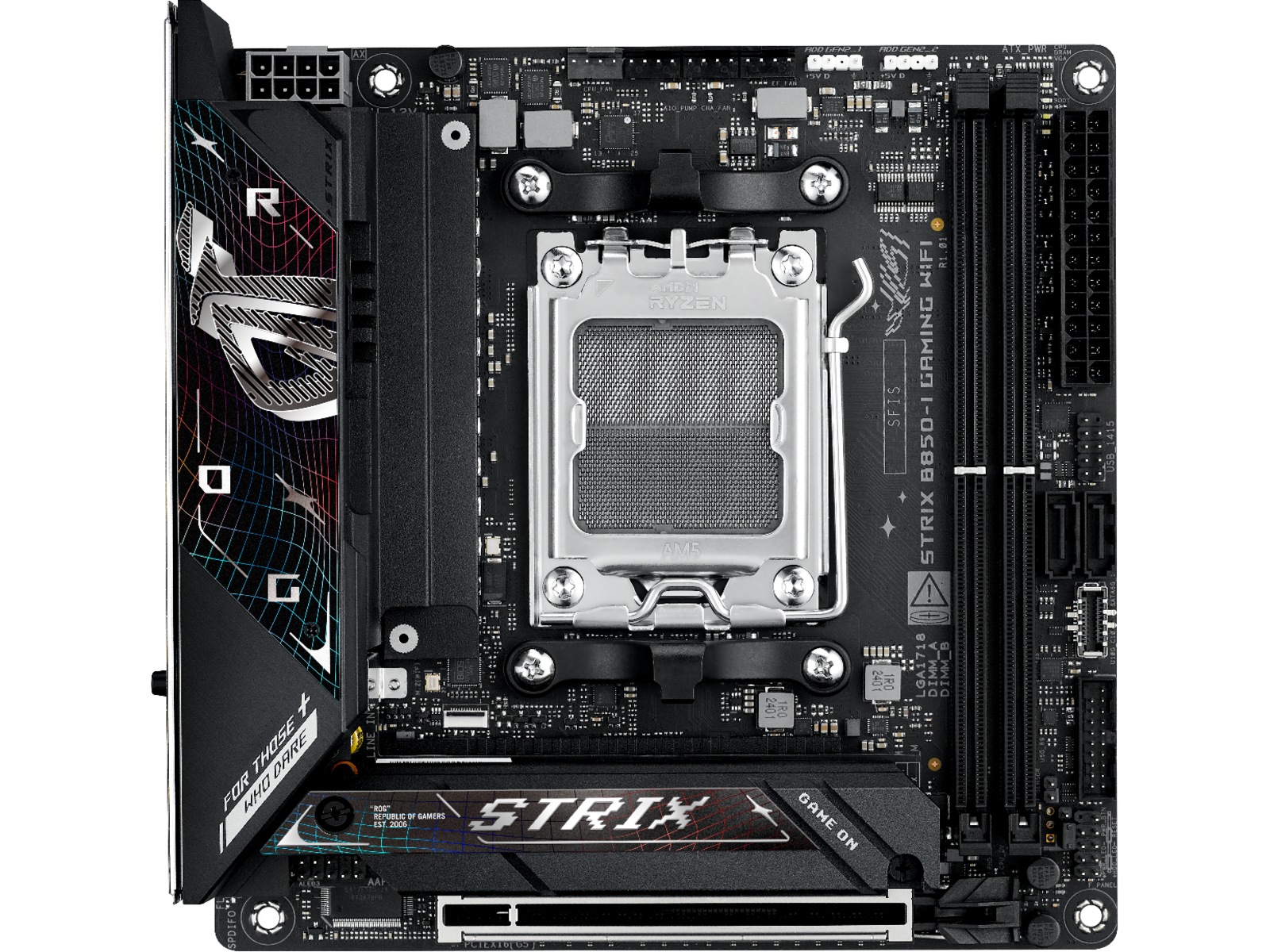ASUS ROG STRIX B850-I GAMING WIFI Moderkort AMD Socket