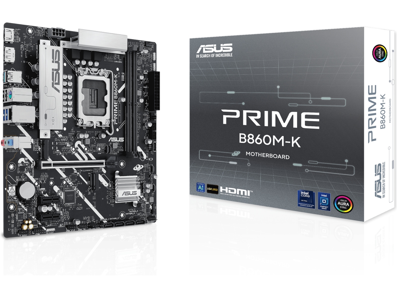 ASUS PRIME B860M-K Moderkort Intel Socket