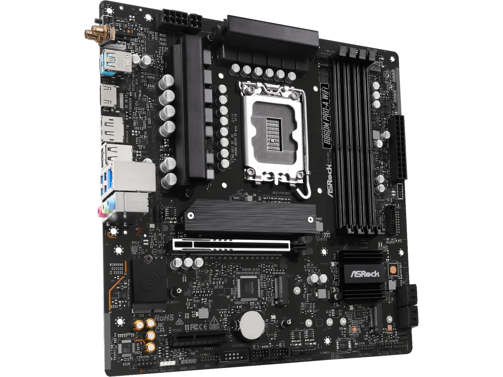 ASRock B860M Pro-A WiFi Moderkort Intel Socket