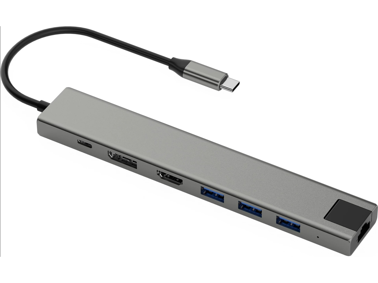 Andersson USB-H3410 7-i-1 USB-hubb Dockningsstation och USB-hub