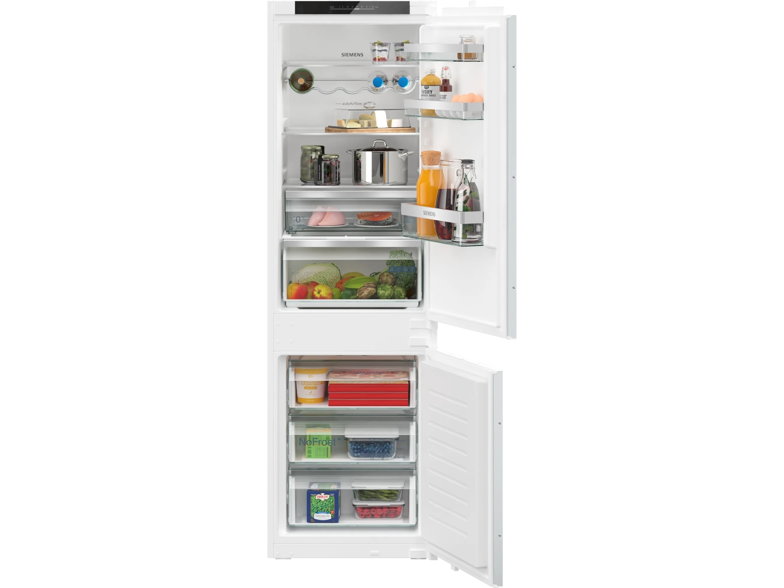 Siemens KI86NVSE0 IQ300 Integrert kyl/frys Kyl & frys kombiskåp