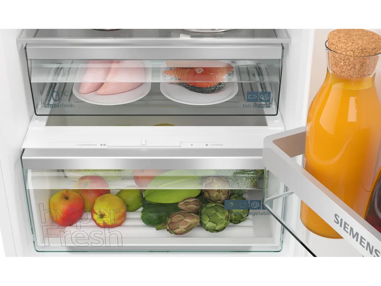 Siemens KI86NVSE0 IQ300 Integrert kyl/frys Kyl & frys kombiskåp