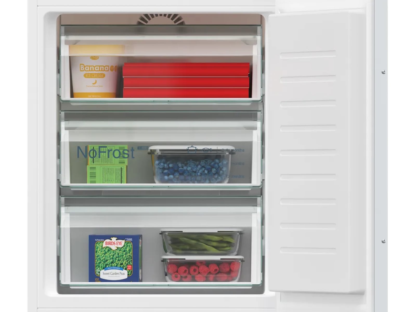 Siemens KI86NVSE0 IQ300 Integrert kyl/frys Kyl & frys kombiskåp