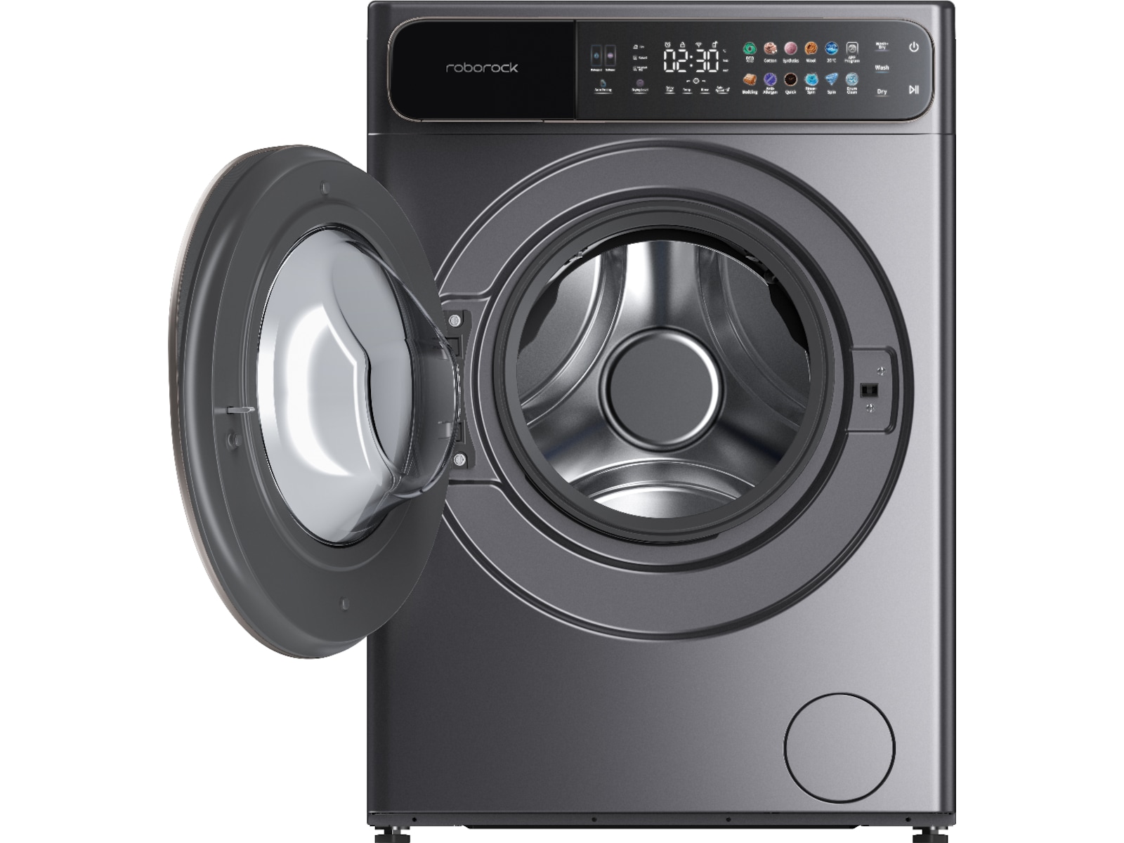 Roborock ZEO One tvätt-/torrkombimaskin (Grå) Kombinerad tvättmaskin och torktumlare