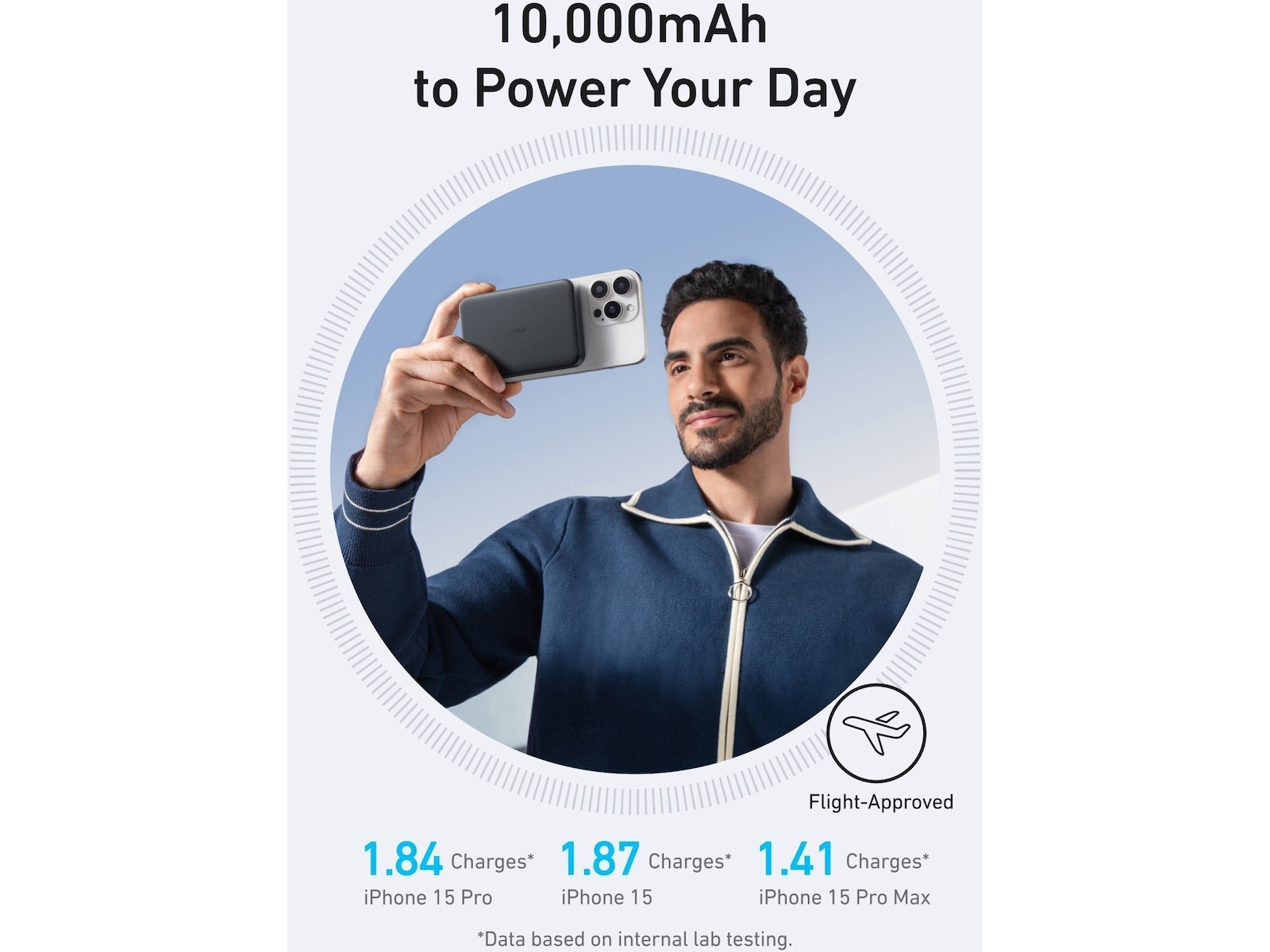 Anker MagGo Powerbank 10.000mAh (svart) Powerbank