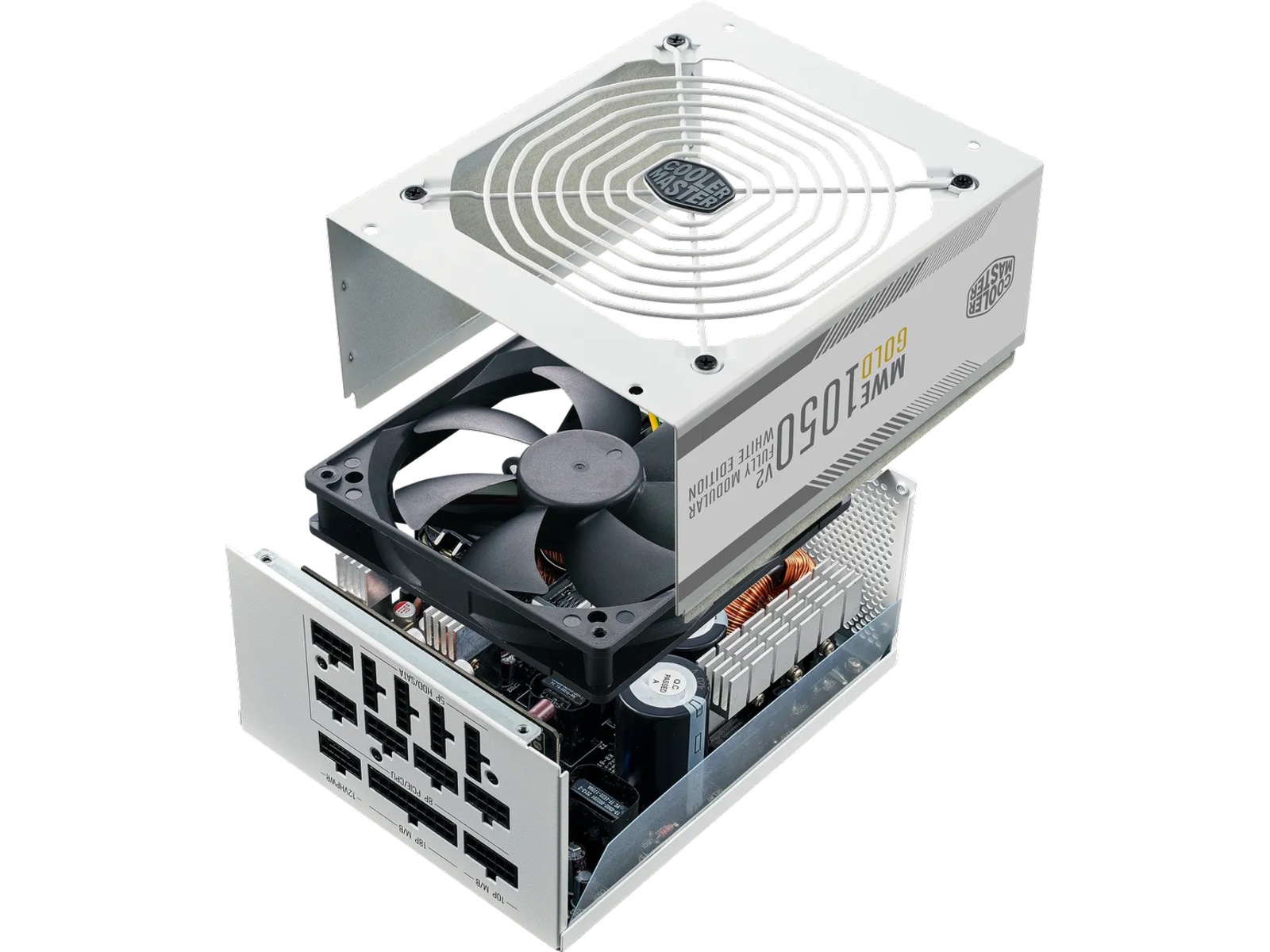 Cooler Master MWE Gold 1050 V2 PSU (vit) Nätaggregat