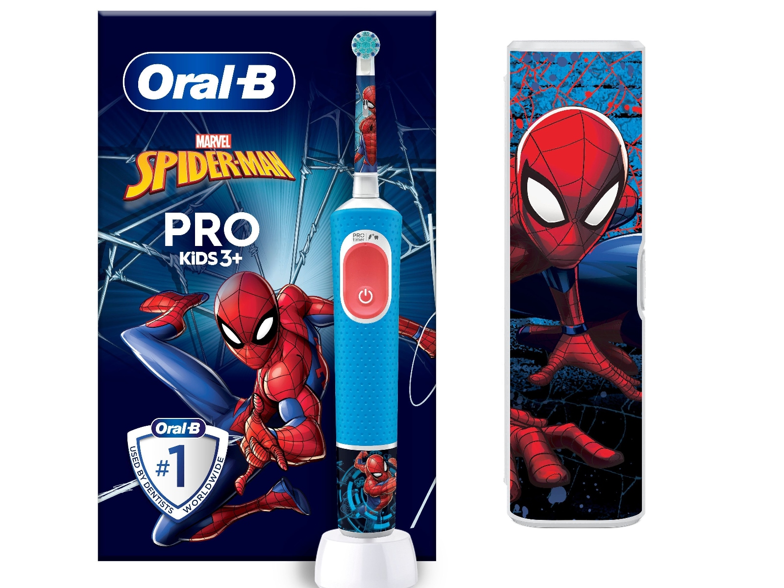 ORAL-B Vitality Pro Kids Elektrisk tandborste (Spiderman) Eltandborste