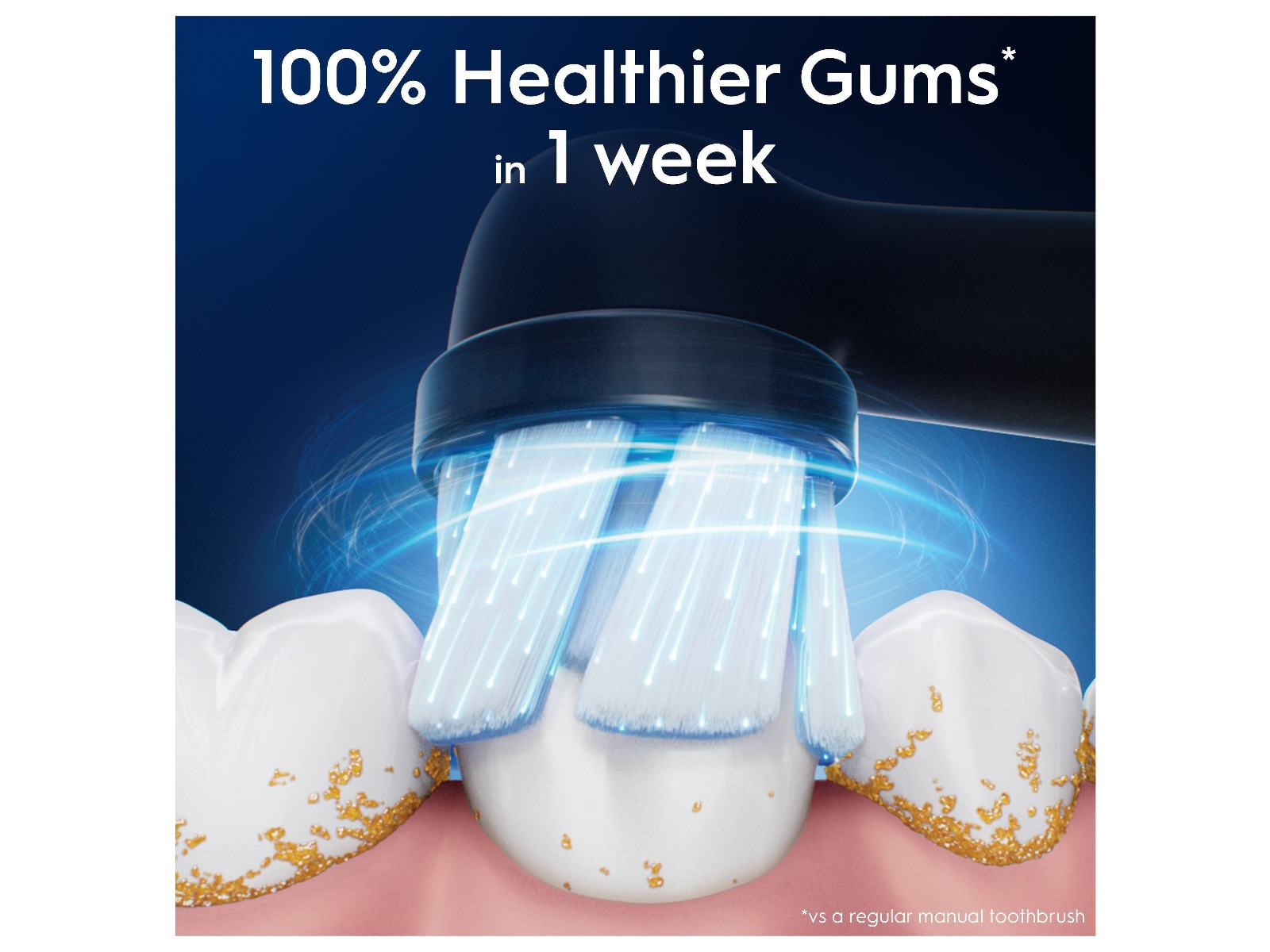 Oral-B iO Gentle Care borsthuvuden 6 st (svart) Tandborsthuvud